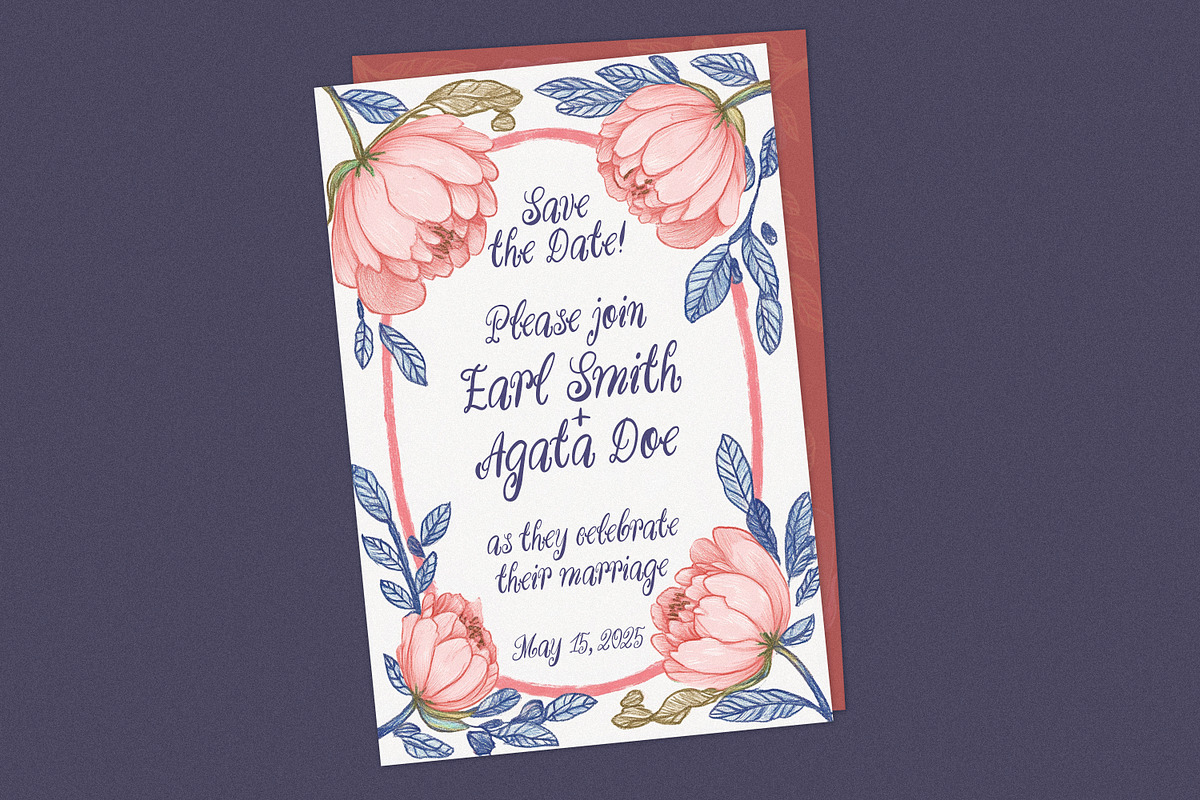 Zefir Cloud Whimsical Wedding Font, a Handwritten Font by AnMark (Photo 5 of 14)