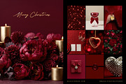Luxury Holiday Red Background Images, a Holiday Photo by Make Stories Studio (Thumbnail 4 of 8)