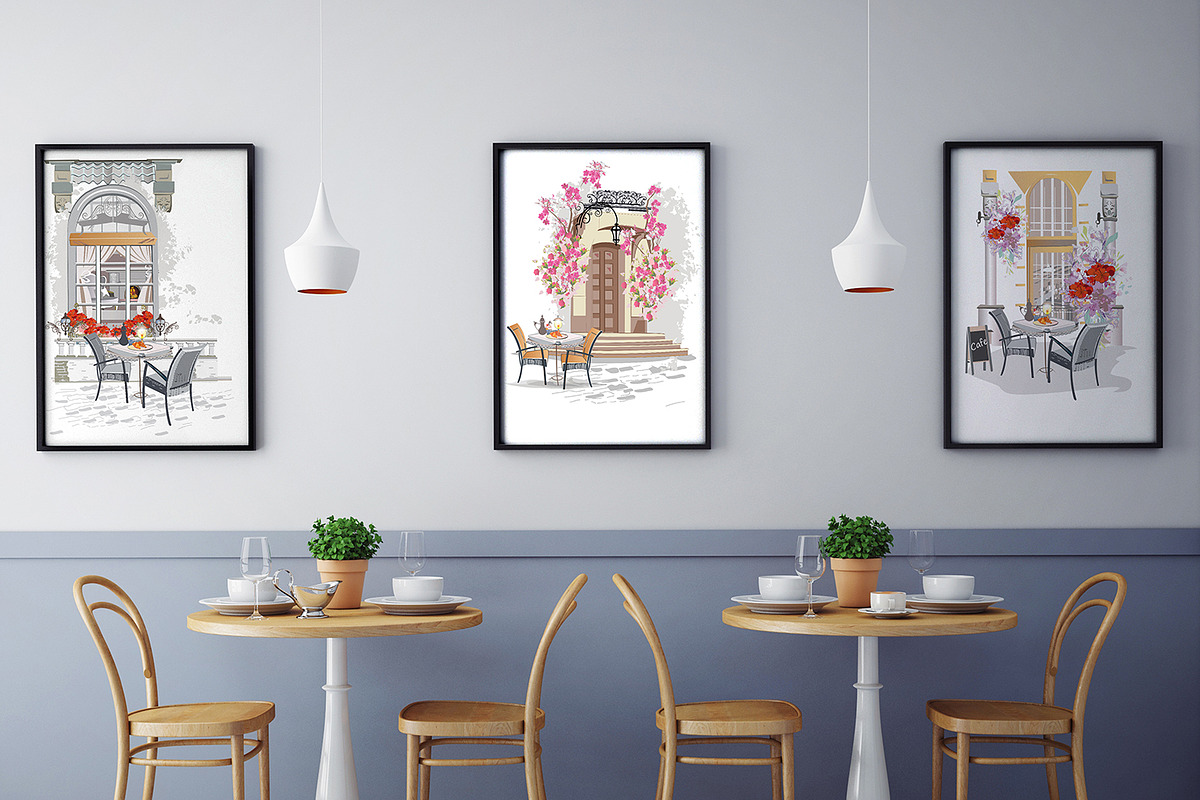 Beautiful cafe windows., a Background Graphic by Laifalight (Photo 3 of 4)