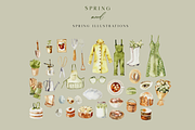 Spring mood - watercolor collection, a Seasonal Illustration by Youksy (Thumbnail 11 of 11)
