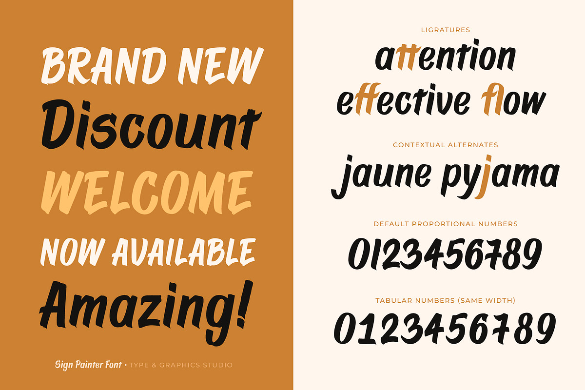 Sign Painter, a Handwritten Font by Type and Graphics Studio (Photo 13 of 16)