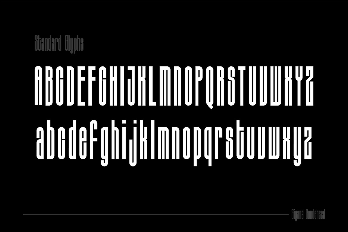 Sigana - Modern Display Font, a Sans Serif Font by Nenjo Studio (Photo 6 of 9)
