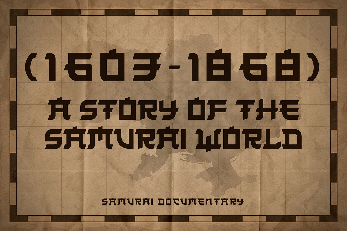 RAIKO – Japanese Inspired Futuristic, a Blackletter Font by OWPictures (Photo 5 of 11)