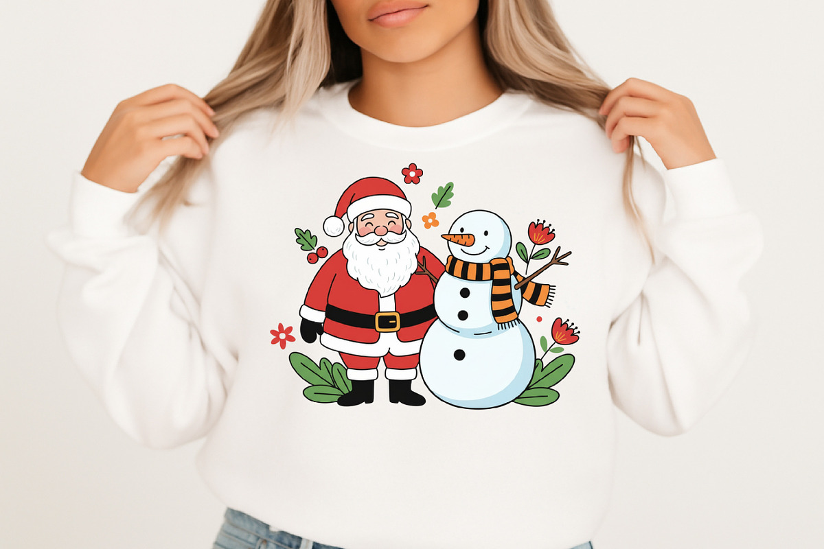 Funny Snowman Png, Winter Christmas, an Illustration by Designking (Photo 3 of 5)