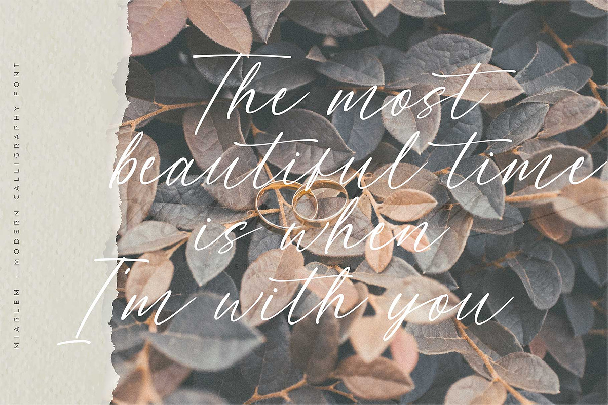 Miarlem - A Modern Calligraphy Font, a Script Font by Pen Culture (Photo 2 of 10)