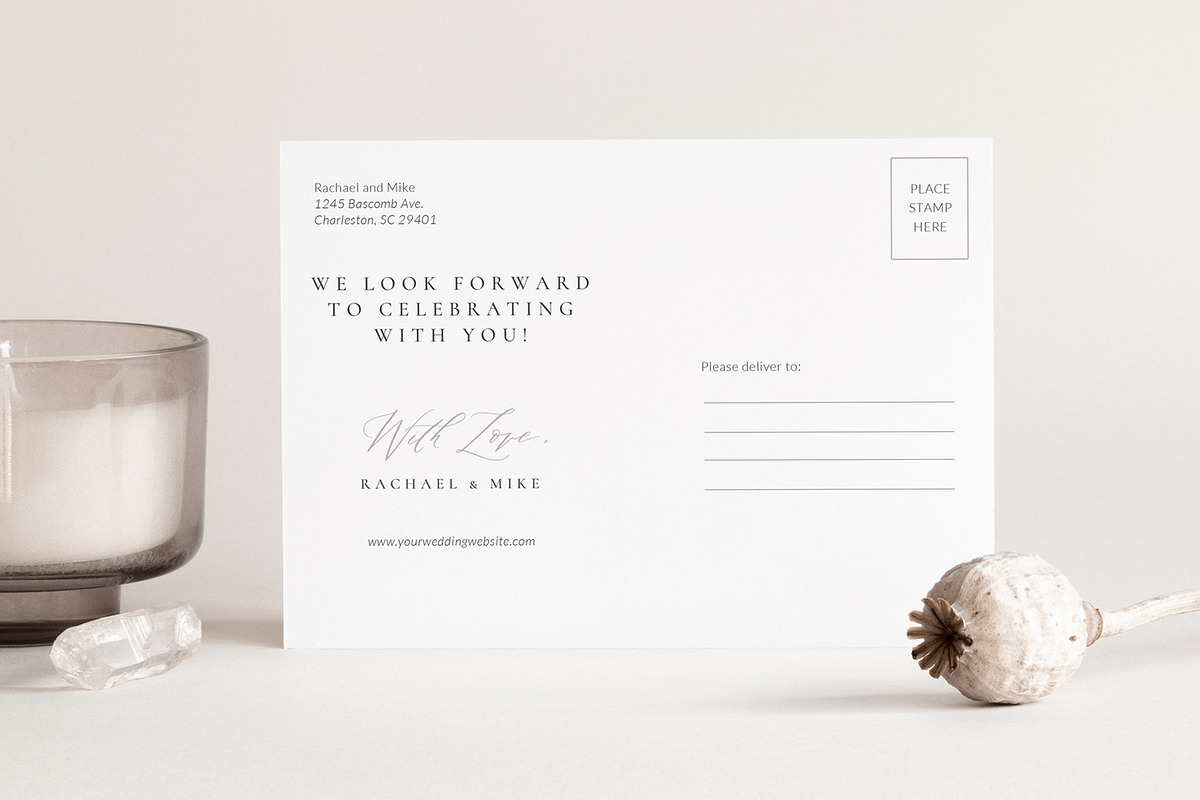 Calendar Save the Date Postcard, an Invitation Template by By Stephanie Design (Photo 4 of 7)
