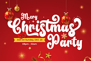 Christmas, a Script Font by Mozatype (Thumbnail 2 of 10)