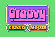 Retro Groovy Pack Text Effect V2, a Layer Style Add-On by Sixtysix Labs (Thumbnail 2 of 9)