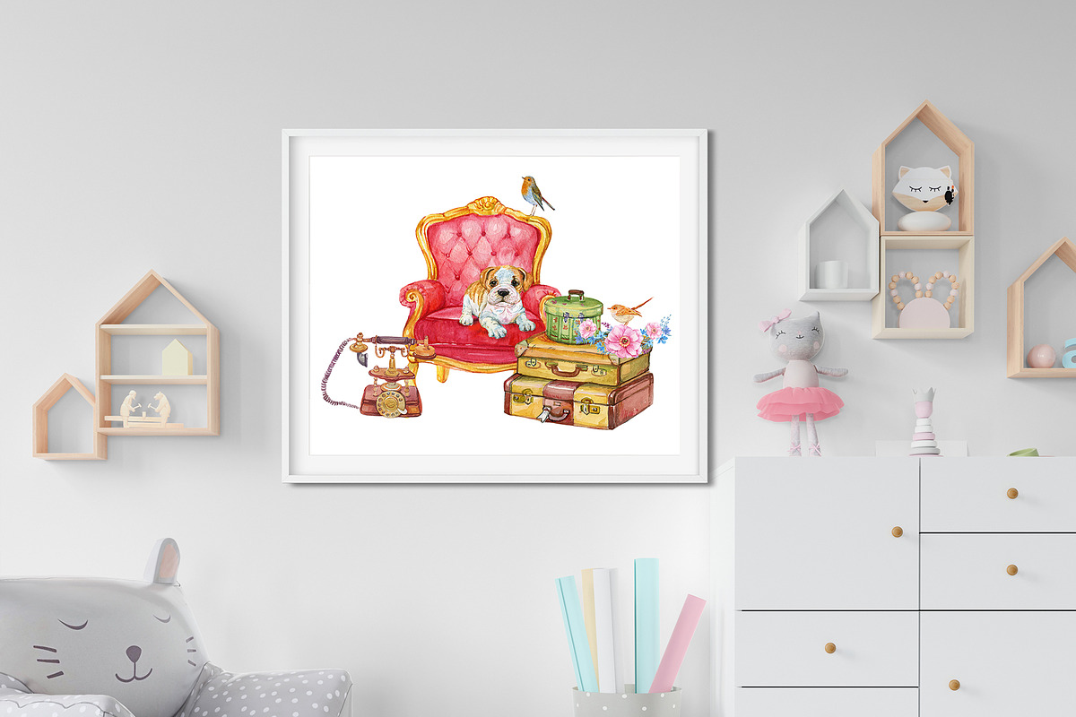 London Clipart Watercolor, an Illustration by MitrushovaArt (Photo 5 of 5)