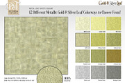 Gold & Silver Leaf, a Texture Graphic by Patterns & Textures (Thumbnail 2 of 16)