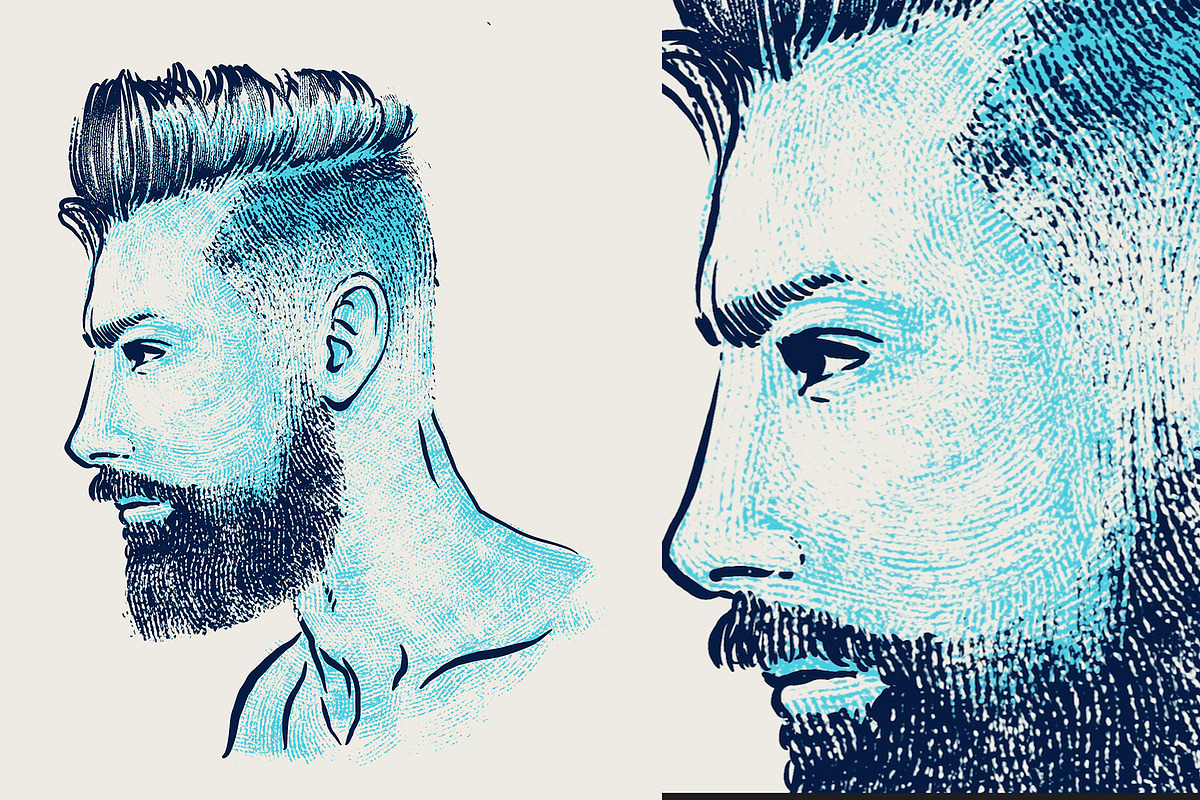 ENGRAVER Brushes - PHOTOSHOP preview 2