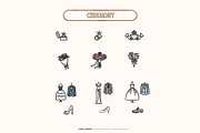 Wedding Map & Itinerary Creator Kit, an Object Illustration by Happy Monday Creative (Thumbnail 6 of 19)