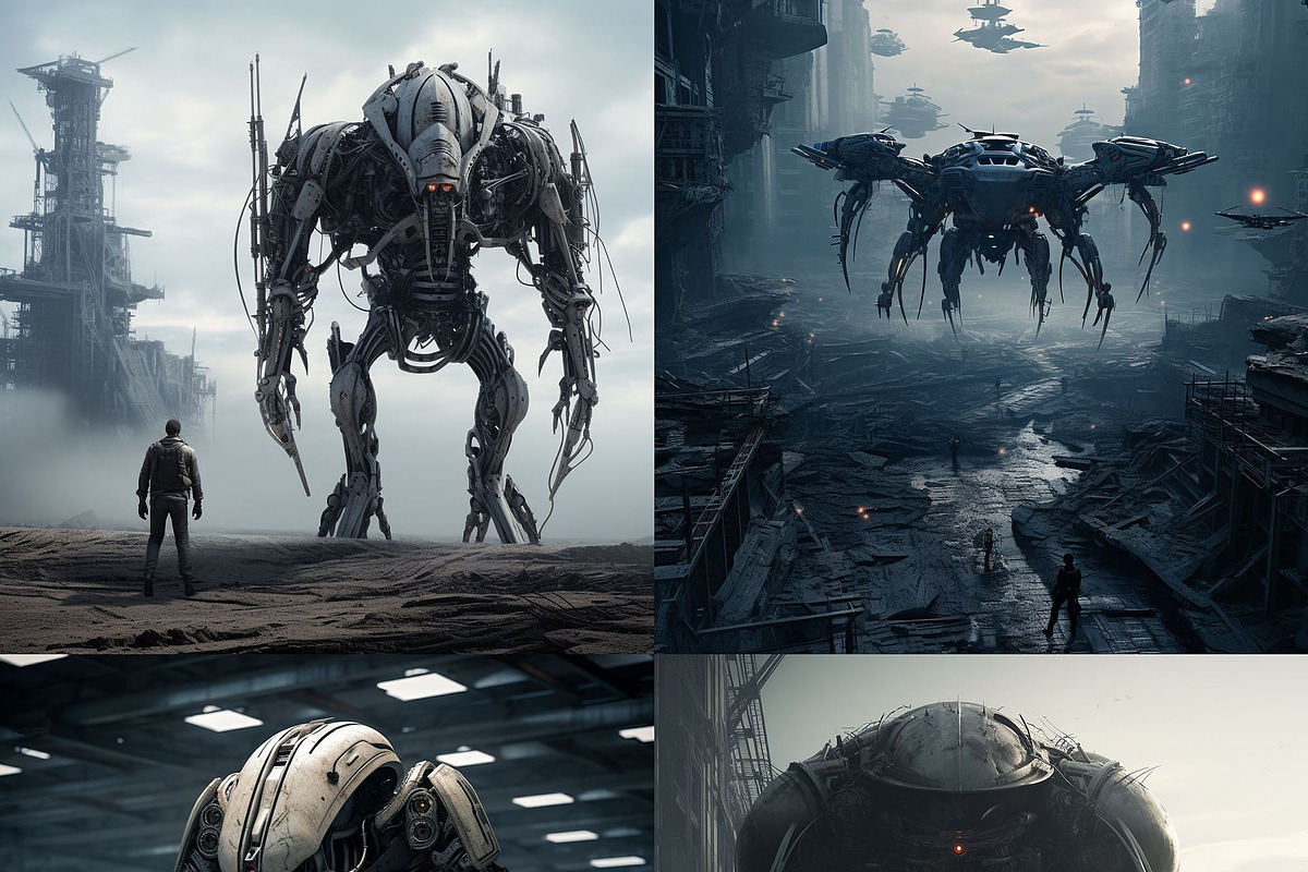 537 Midjourney Prompts for Sci-fi, a Technology Illustration by Sevenstyles (Photo 9 of 13)