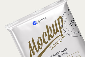 Flow-pack Snack Bar Mockup