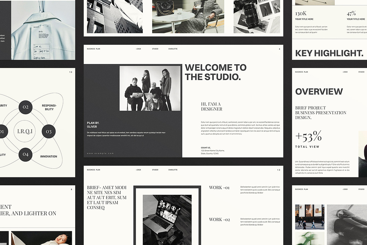 Business Plan Presentation Template, a Presentation Template by Studio Monova (Photo 6 of 13)