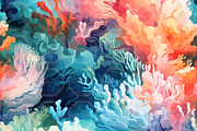 MYSTICAL REEF. Seamless Pack, a Texture Illustration by RefinedFantasyStudio (Thumbnail 9 of 9)