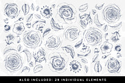 20 Floral Illustrations & More, a Decorative Illustration by AW Studios (Thumbnail 3 of 6)