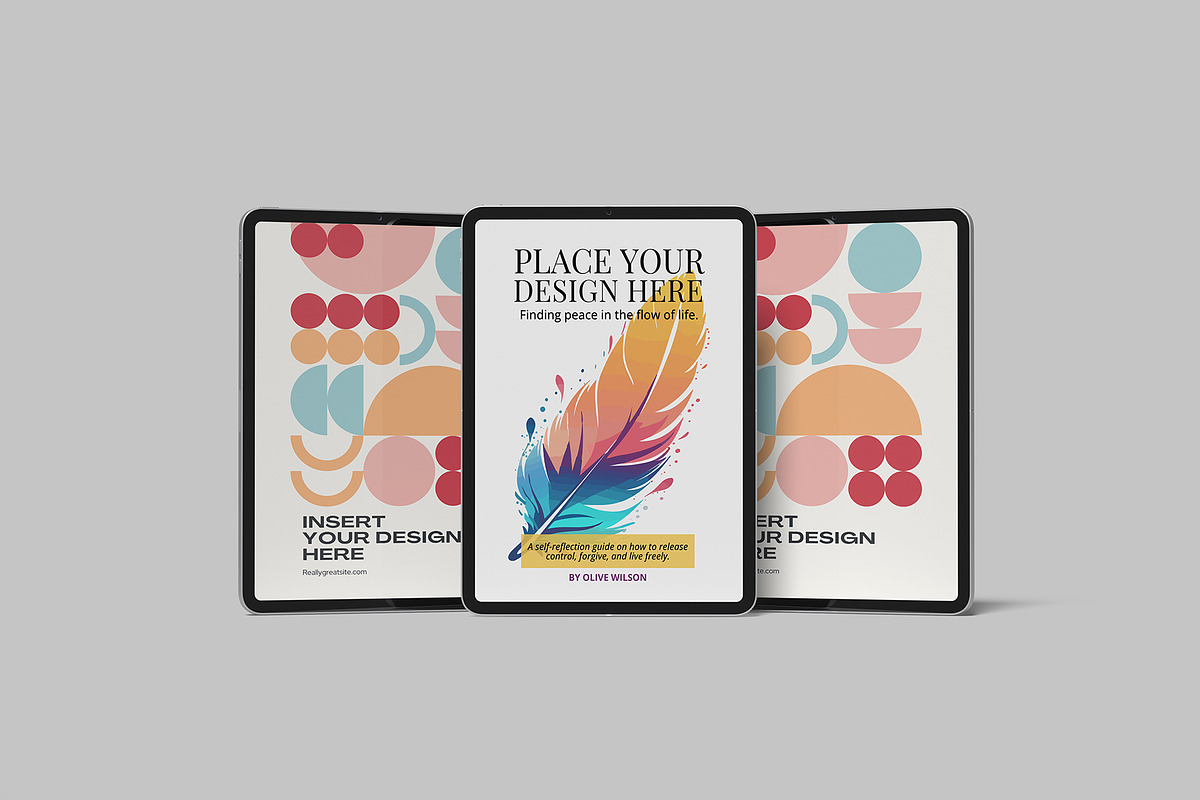 Tablet Potrait Landscape Mockup, a Device Mockup by rizalamora (Photo 3 of 11)
