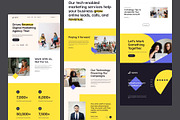 Upnex Landing Page Template, a Landing Page Template by SLAB! Design (Thumbnail 4 of 4)