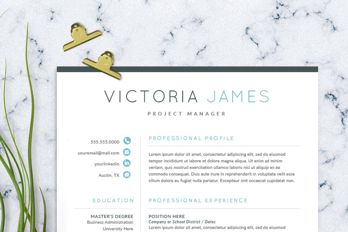 Modern Resume Template for Word, a Resume Template by SharpResumeFoundry (Photo 4 of 7)