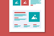 Wireframe Landing Layout, a Landing Page Template by MightyDesign (Thumbnail 6 of 9)