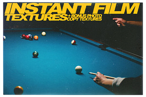 Instant Film Textures + Bonus Scans