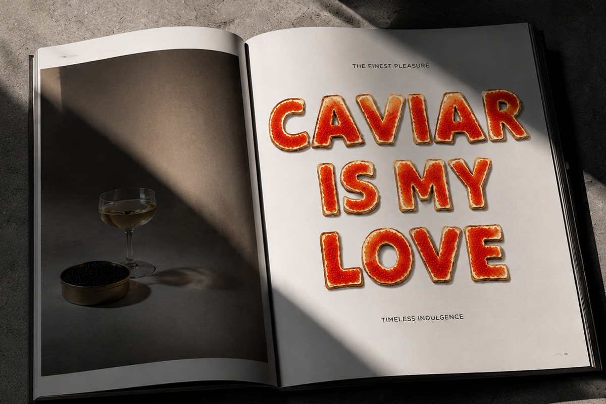 Premium Caviar Font, a Sans Serif Font by Handmadefont (Photo 12 of 14)