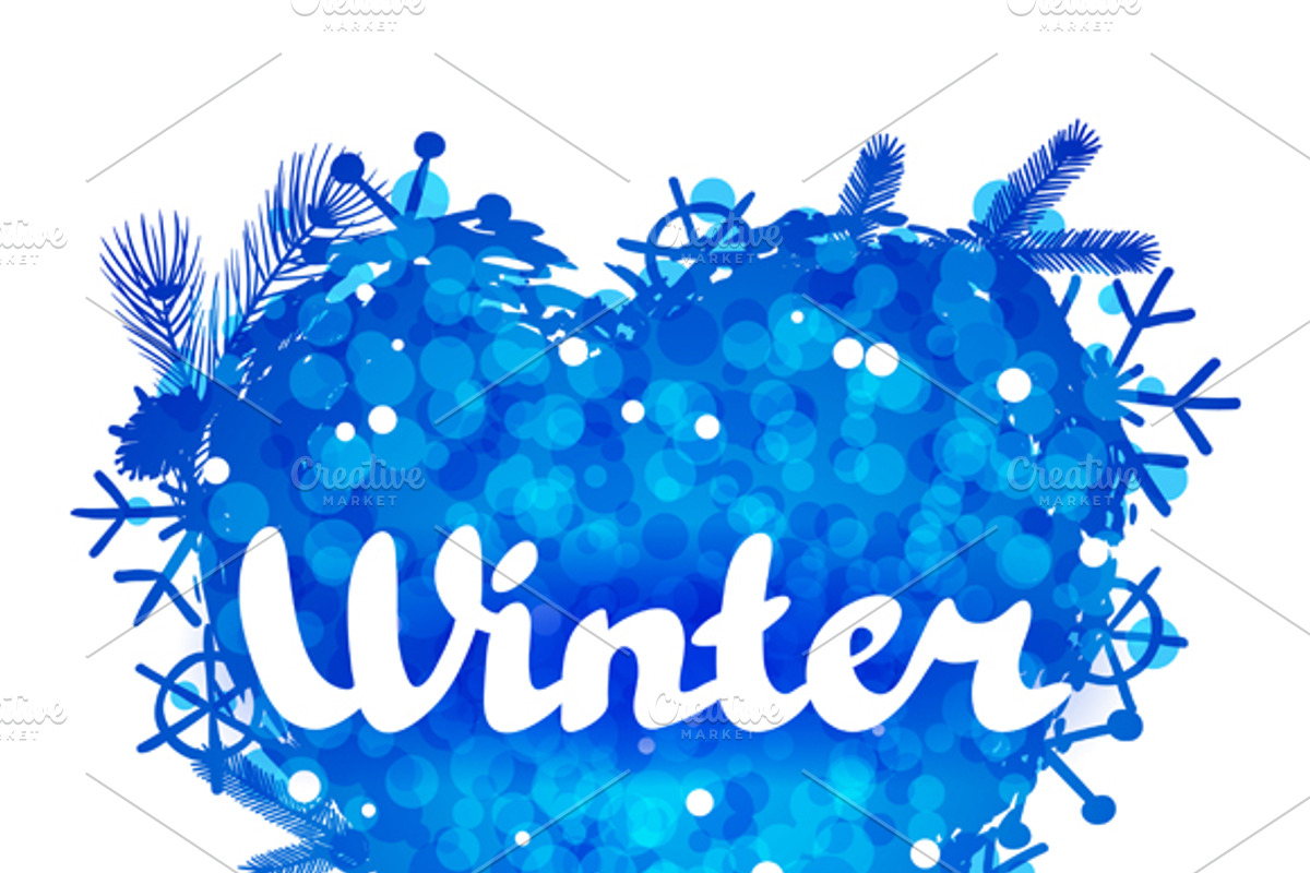 Winter abstract backgrounds., a Card Template by incomible (Photo 2 of 4)