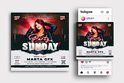 Sunday Party Flyer, Nightclub Flyer, a Flyer Template by Artphic (Thumbnail 1 of 4)