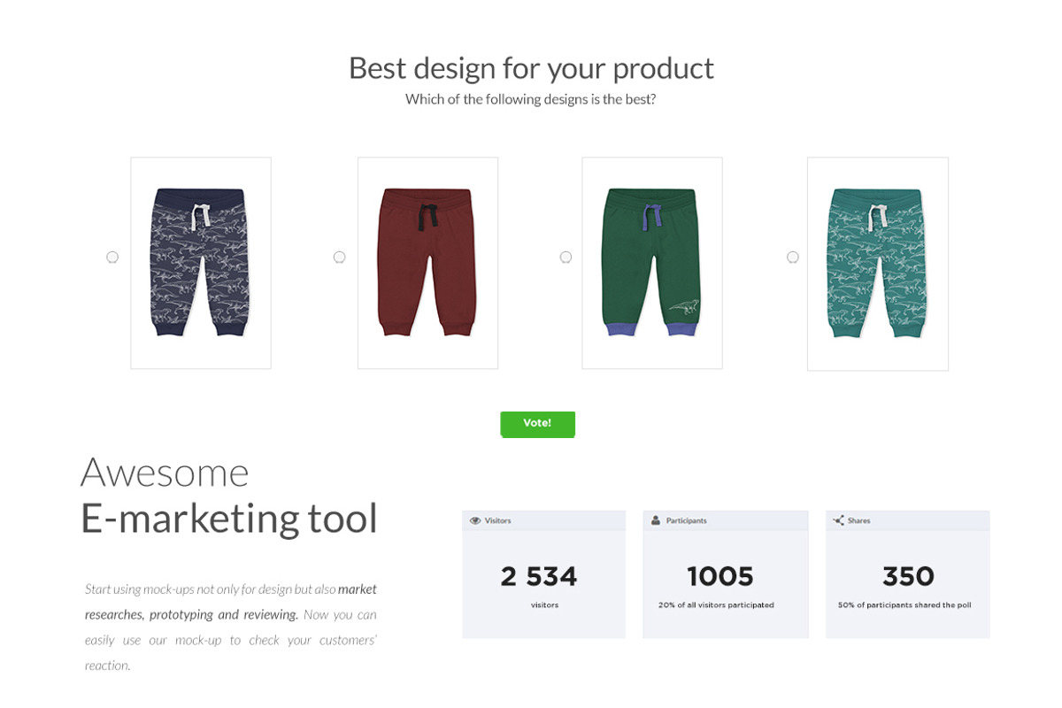 Baby Cotton Pants Mock-ups Set, a Bottom Mockup by Mocca Mockups Store (Photo 17 of 22)