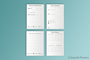 Financial Planner A5 Printable