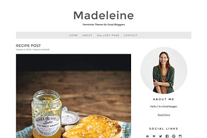 Madeleine - Recipe Blog