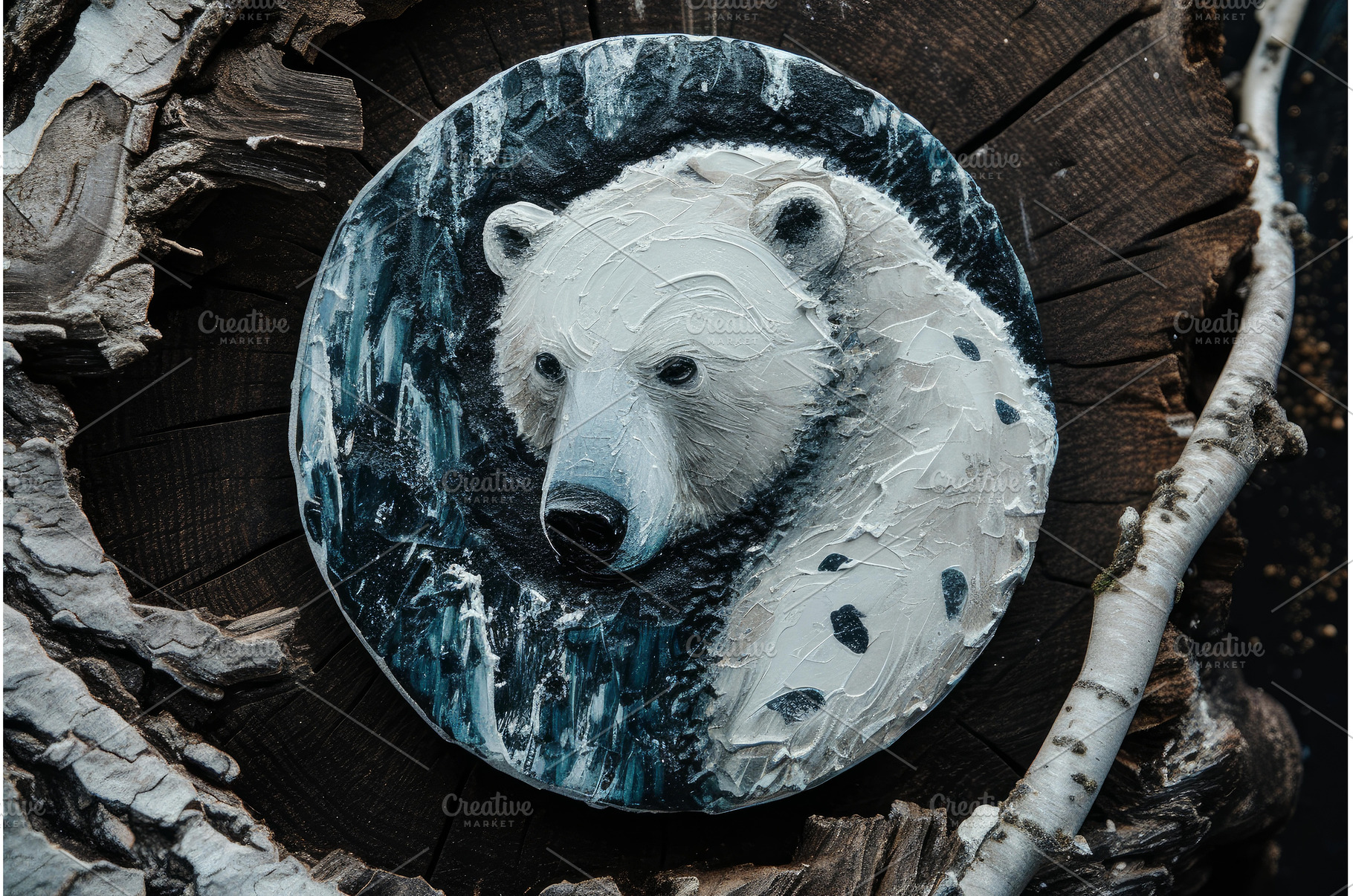 Practical Polar bears coasters, an Animal Photo by Ylivdesign
