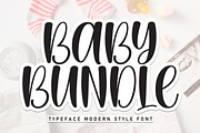 Baby Bundle | Script Font, a Script Font by Scratchones (Thumbnail 1 of 8)