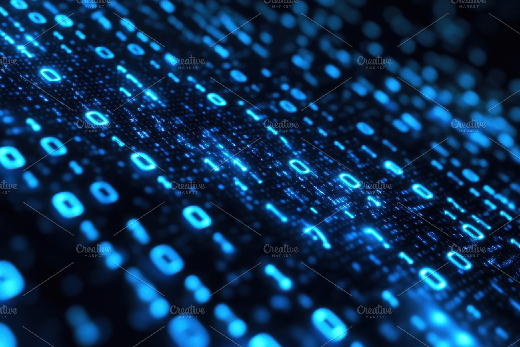 Digital matrix background with casca, a Photo by Iftikhar Alam