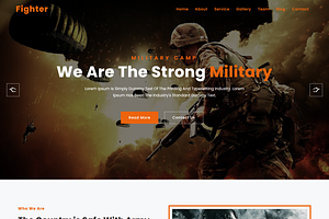 Military Recruitment & Defense HTML