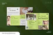 Green Skincare Bifold Brochure, a Brochure Template by Annora Studio (Thumbnail 1 of 6)