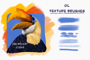 Oil Texture Procreate Brushes