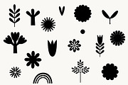 Retro Flower Power Illustration Pack, an Illustration by Jill Adams (Thumbnail 9 of 9)