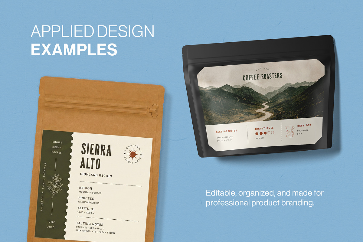 Label Template Set, a Stationery Template by BrandPacks (Photo 11 of 14)