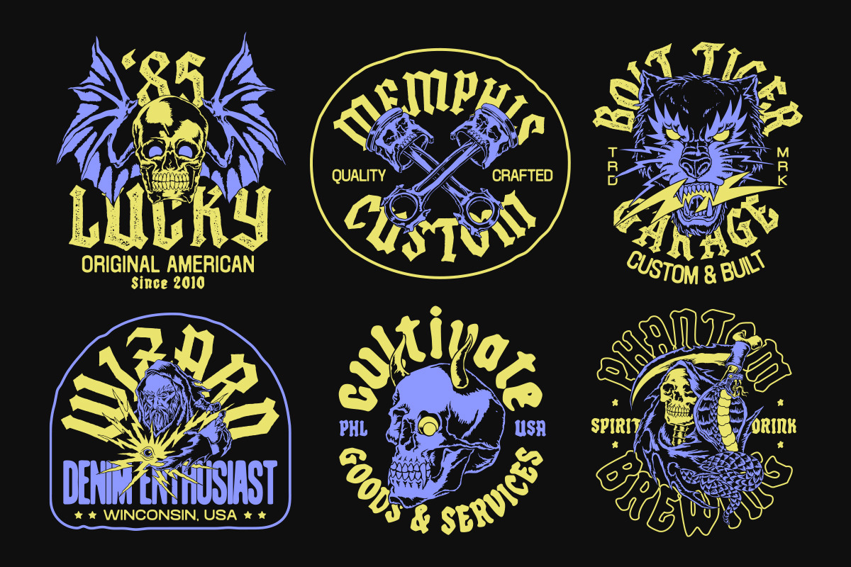 Phonska Font Pack & Extras!, a Blackletter Font by IronbirdCreative (Photo 4 of 8)