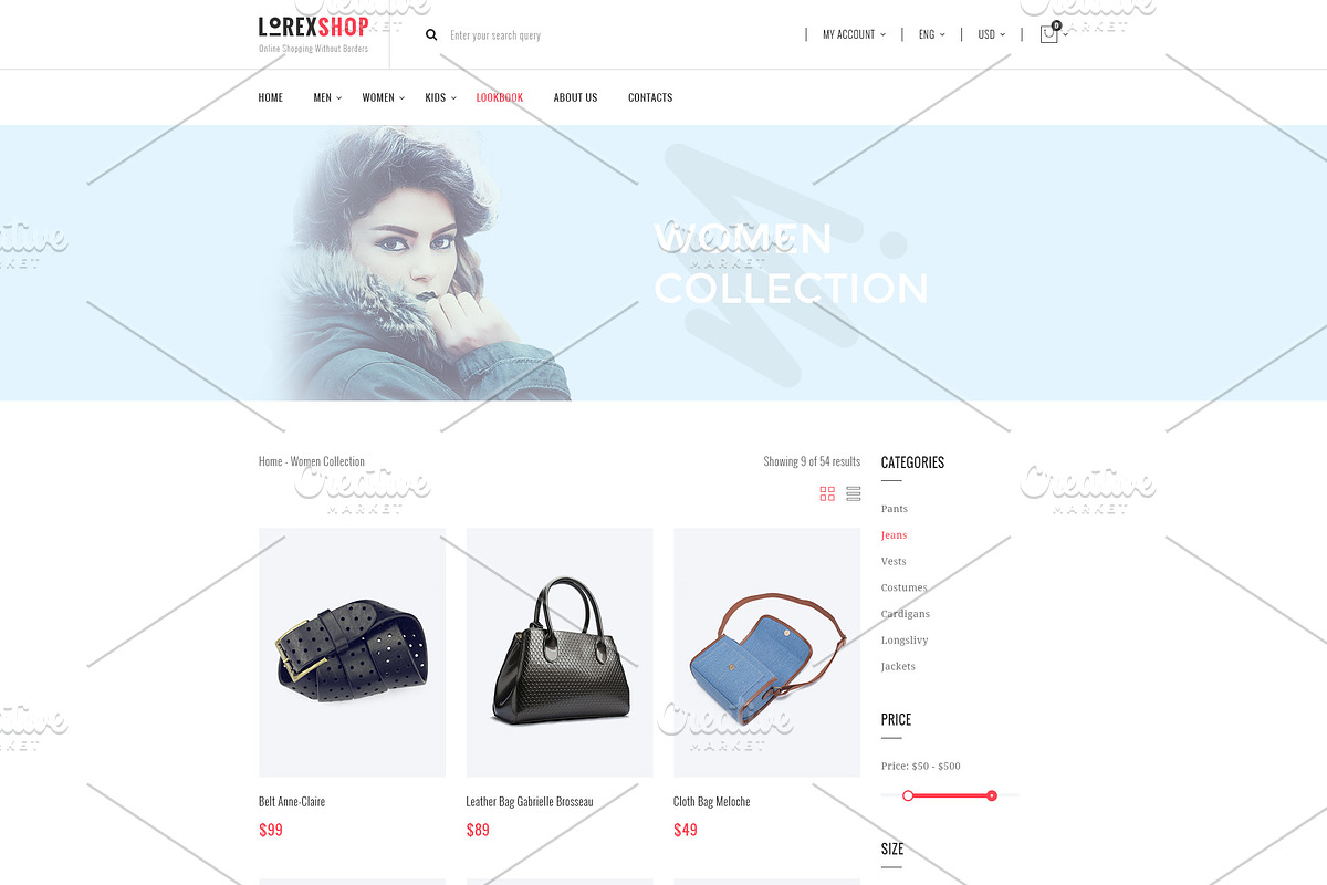 LOREX - E-commerce PSD Templates, a Websites & App Template by ArtStyles (Photo 4 of 26)