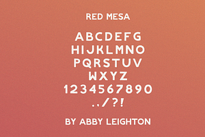 RED MESA By Abby Leighton