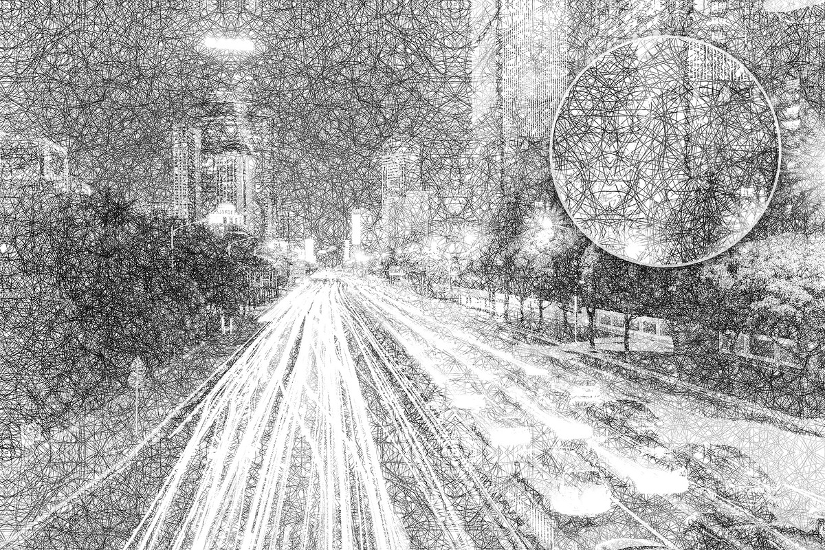 AI Scribble Art Photoshop Actions, an Action Add-On by SparkleStock (Photo 7 of 9)