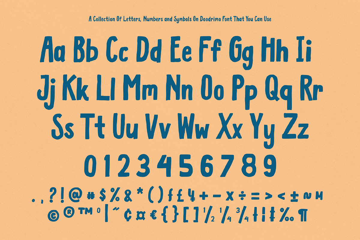 Doodrimo, a Handwritten Font by graphicook (Photo 2 of 10)