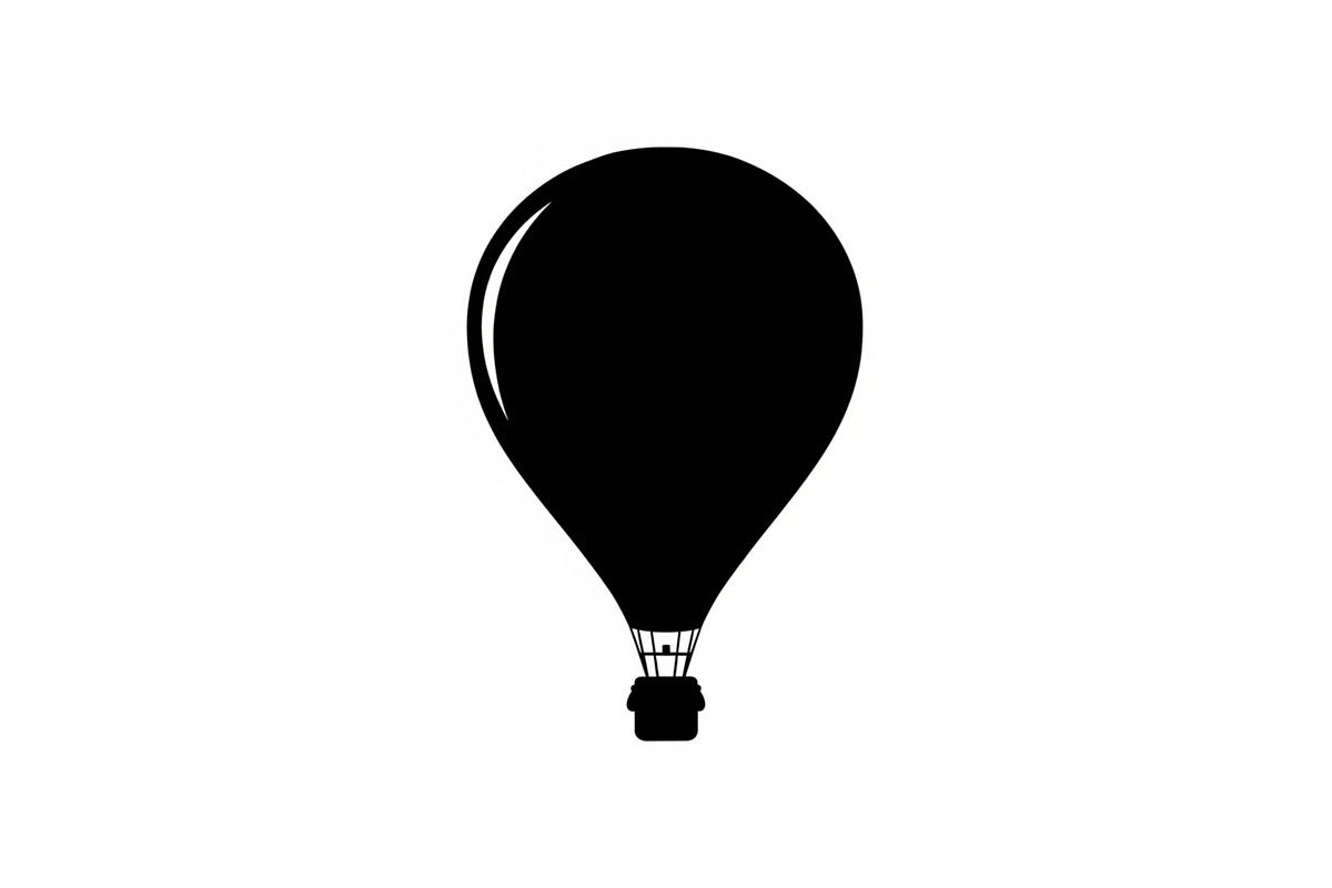 Hot Air Balloon Silhouette Bundle, an Illustration by Designer_Momina (Photo 27 of 51)