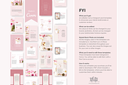 30 Instagram Post Templates, a Social Media Template by With Love Monique (Thumbnail 6 of 9)