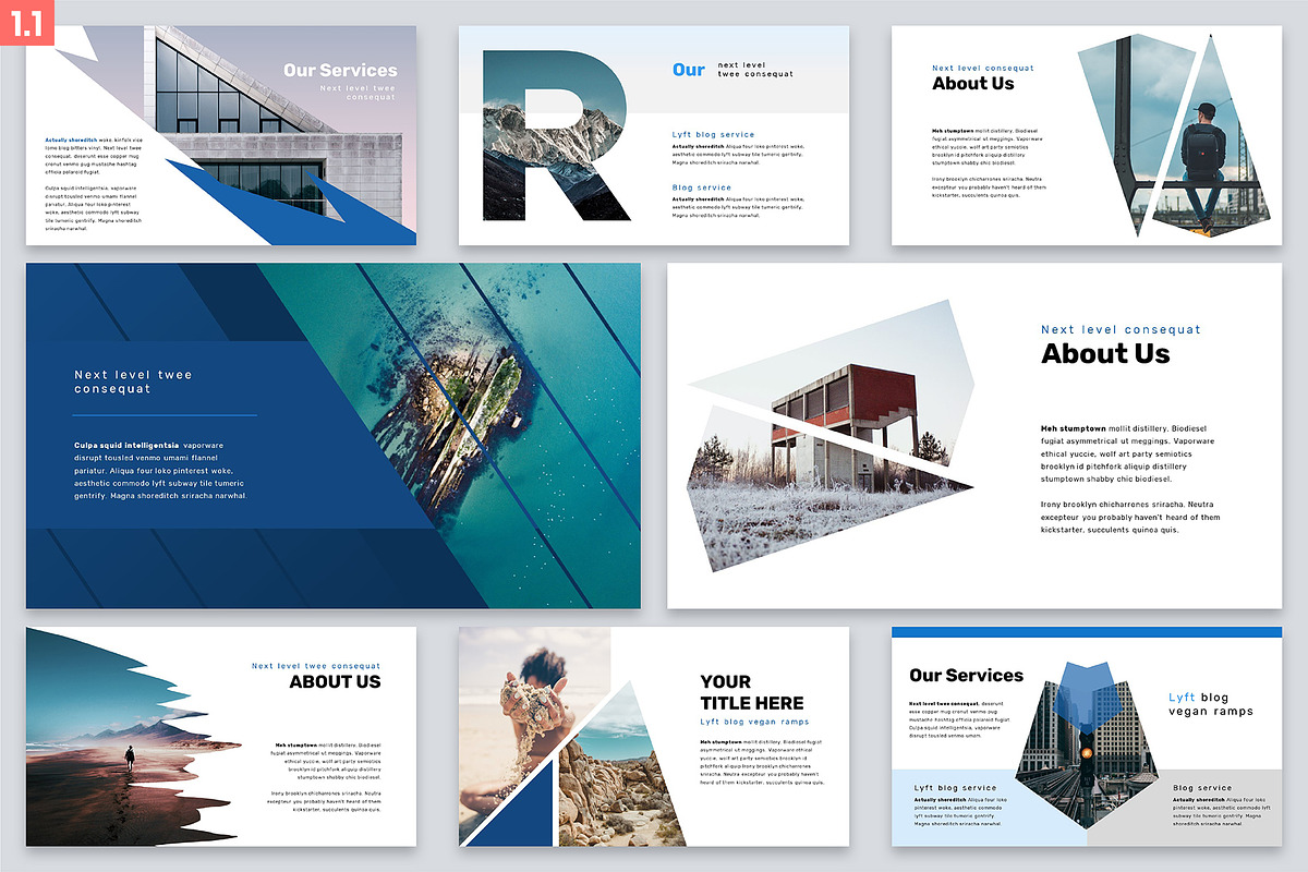 Brio Business Powerpoint Template, a Presentation Template by Reshapely (Photo 2 of 15)