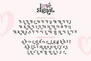 Love Signal - Serif Font with Heart, a Serif Font by Airotype (Thumbnail 12 of 13)