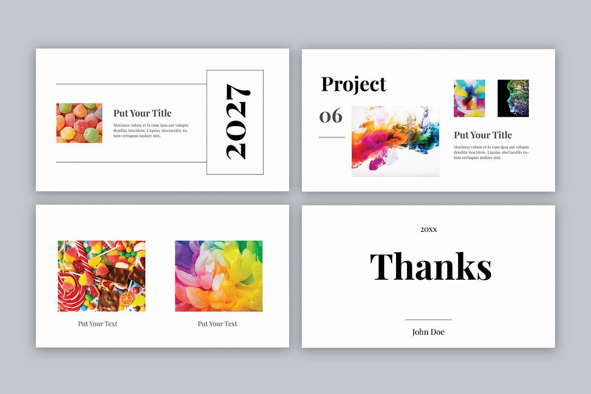 Portfolio Presentation Layout, a Presentation Template by X-Type (Photo 5 of 5)